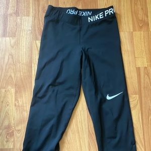 Nike pro Crop legging Black